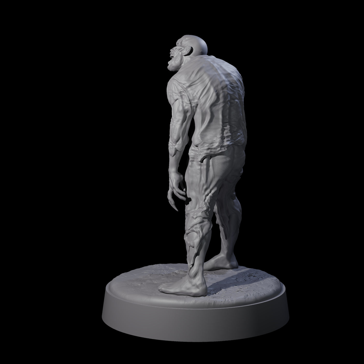 Restless Zombie E Miniature for Dungeons and Dragons, Pathfinder or other TTRPGs