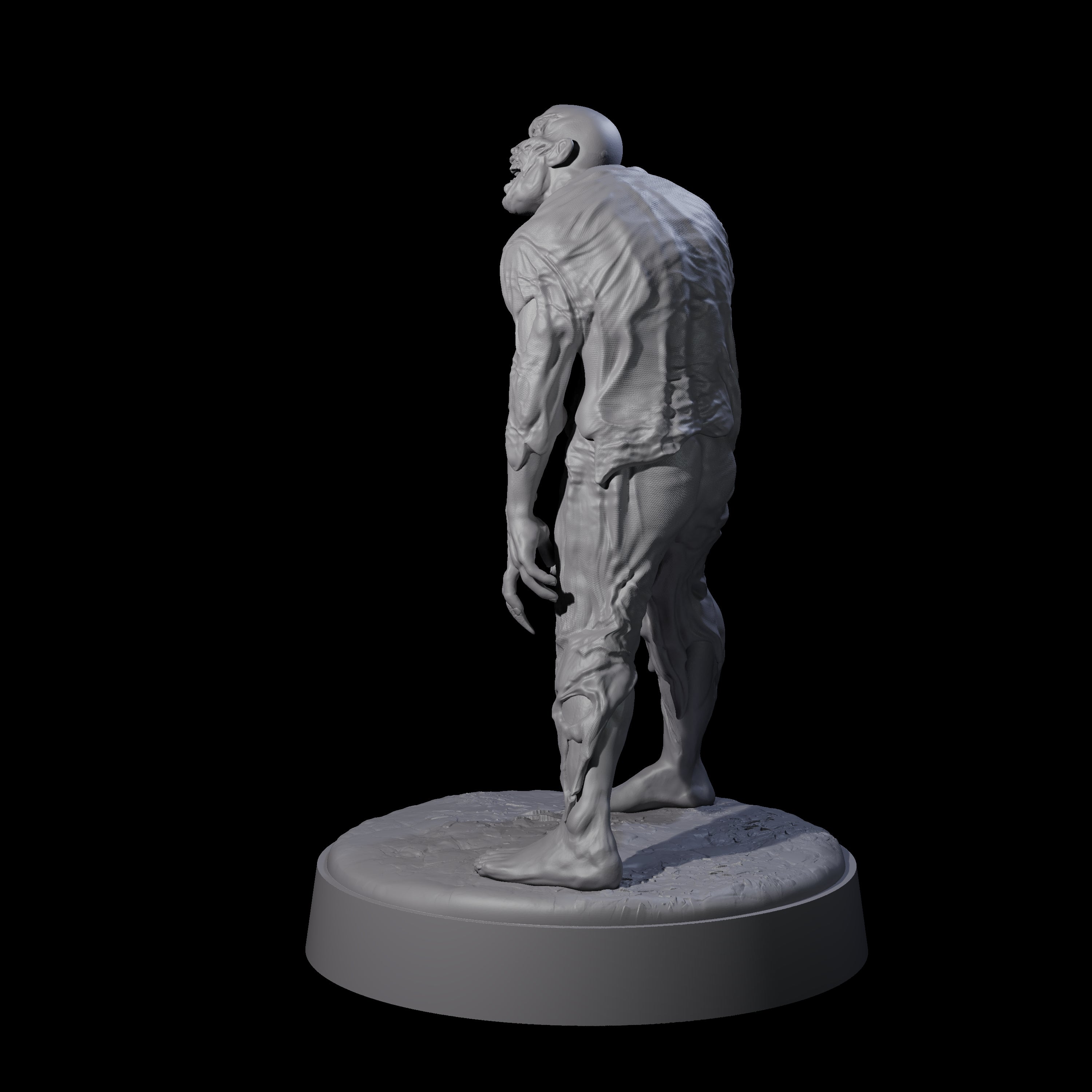 Restless Zombie E Miniature for Dungeons and Dragons, Pathfinder or other TTRPGs