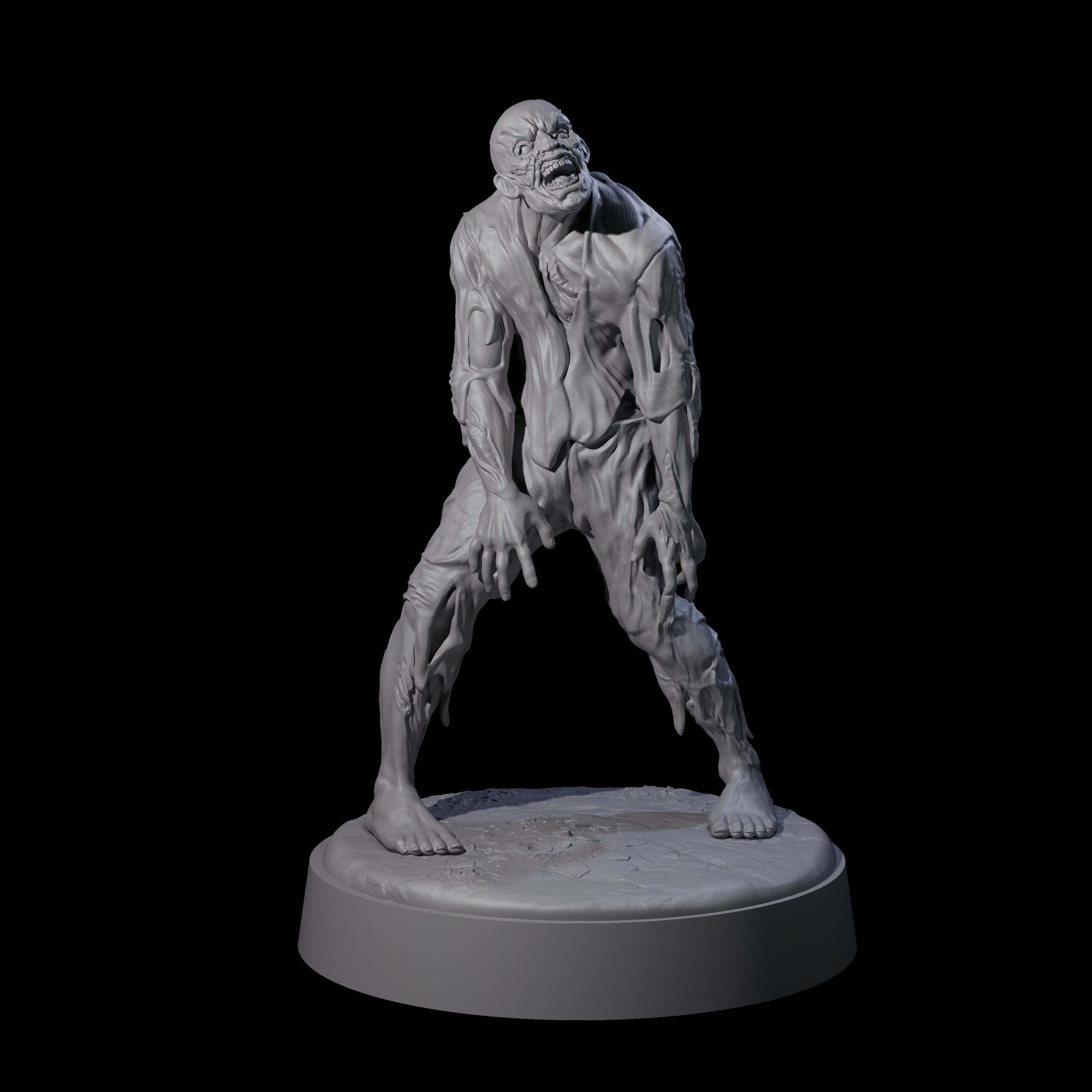 Restless Zombie E Miniature for Dungeons and Dragons, Pathfinder or other TTRPGs