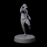 Restless Zombie F Miniature for Dungeons and Dragons, Pathfinder or other TTRPGs