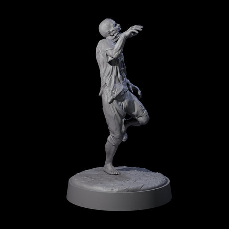 Restless Zombie F Miniature for Dungeons and Dragons, Pathfinder or other TTRPGs