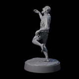 Restless Zombie F Miniature for Dungeons and Dragons, Pathfinder or other TTRPGs