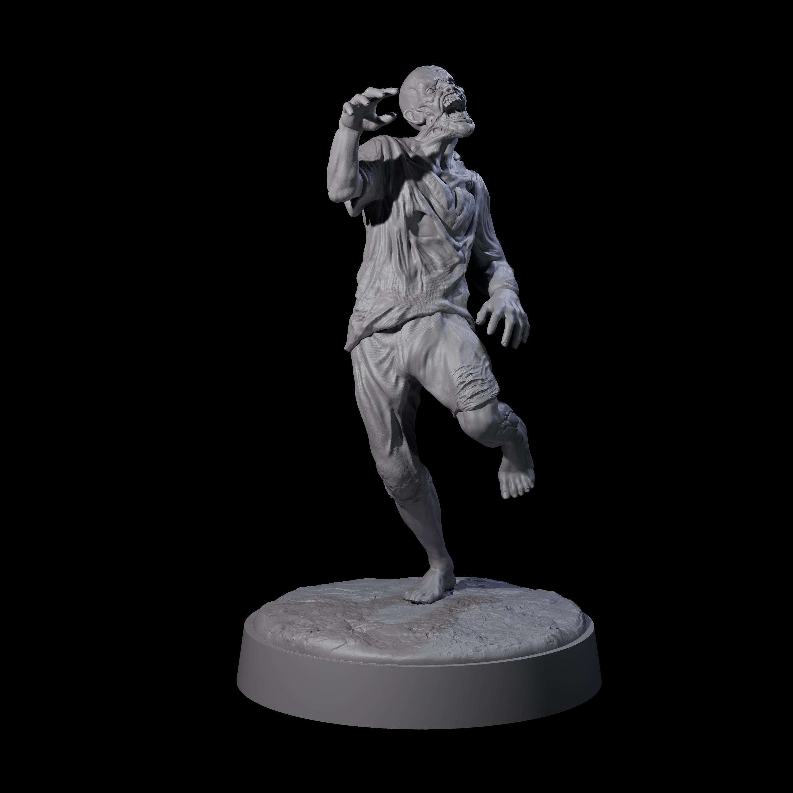 Restless Zombie F Miniature for Dungeons and Dragons, Pathfinder or other TTRPGs