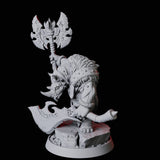Rhino Folk Axe Master Miniature for Dungeons and Dragons, Pathfinder or other TTRPGs
