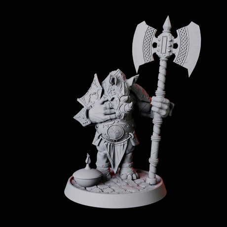 Rhino Folk Bundle Miniature for Dungeons and Dragons, Pathfinder or other TTRPGs