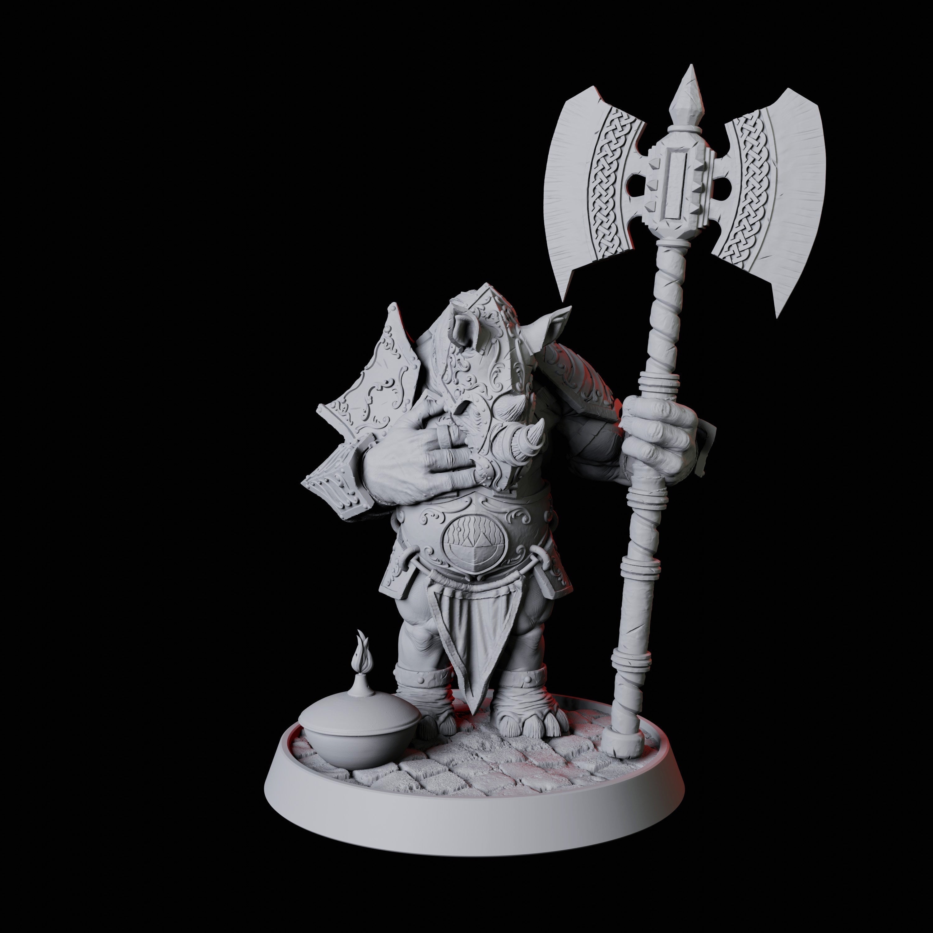 Rhino Folk Bundle Miniature for Dungeons and Dragons