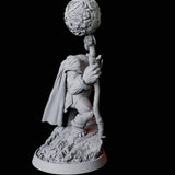 Rhino Folk Druid Miniature for Dungeons and Dragons, Pathfinder or other TTRPGs