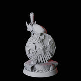 Rhino Folk Gladiator Miniature for Dungeons and Dragons, Pathfinder or other TTRPGs