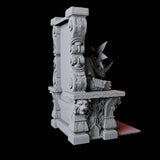 Rhino Folk King Miniature for Dungeons and Dragons, Pathfinder or other TTRPGs