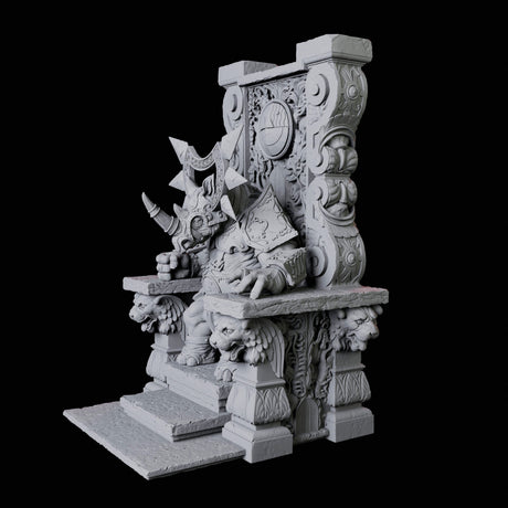 Rhino Folk King Miniature for Dungeons and Dragons, Pathfinder or other TTRPGs