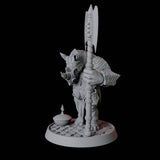Rhino Folk Palace Guard Miniature for Dungeons and Dragons, Pathfinder or other TTRPGs