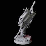 Rhino Folk Standard Bearer Miniature for Dungeons and Dragons, Pathfinder or other TTRPGs