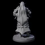 Rhythmic Dark Elf Drummer A Miniature for Dungeons and Dragons, Pathfinder or other TTRPGs