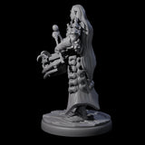 Rhythmic Dark Elf Drummer A Miniature for Dungeons and Dragons, Pathfinder or other TTRPGs