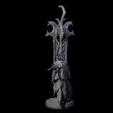 Righteous Banner Guard Miniature for Dungeons and Dragons, Pathfinder or other TTRPGs
