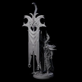 Righteous Banner Guard Miniature for Dungeons and Dragons, Pathfinder or other TTRPGs