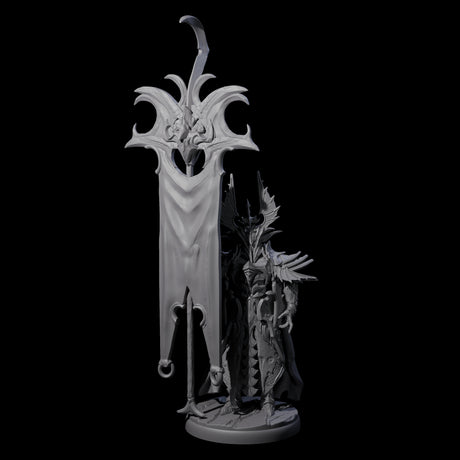 Righteous Banner Guard Miniature for Dungeons and Dragons, Pathfinder or other TTRPGs