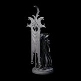Righteous Banner Knight Miniature for Dungeons and Dragons, Pathfinder or other TTRPGs