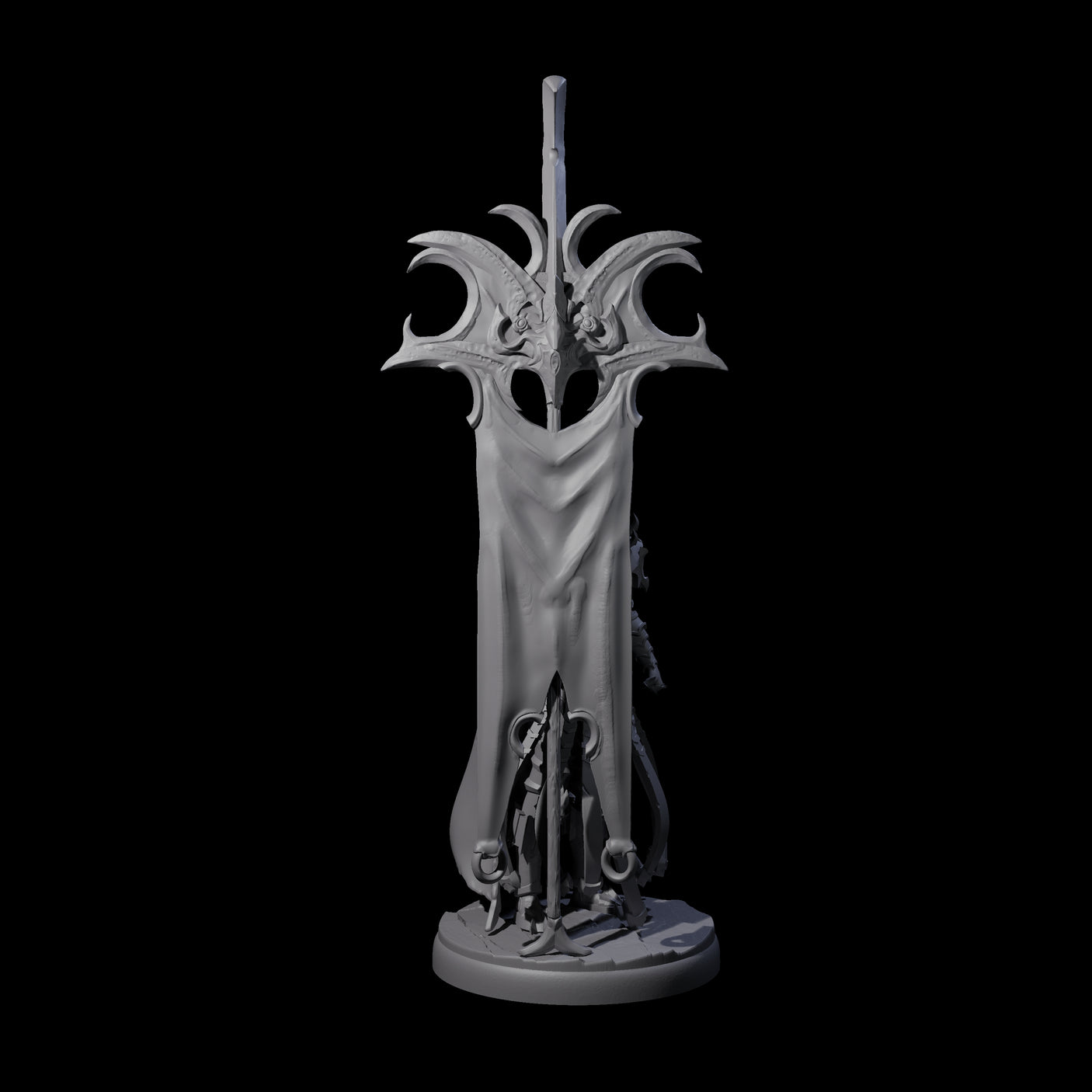 Righteous Banner Knight Miniature for Dungeons and Dragons, Pathfinder or other TTRPGs
