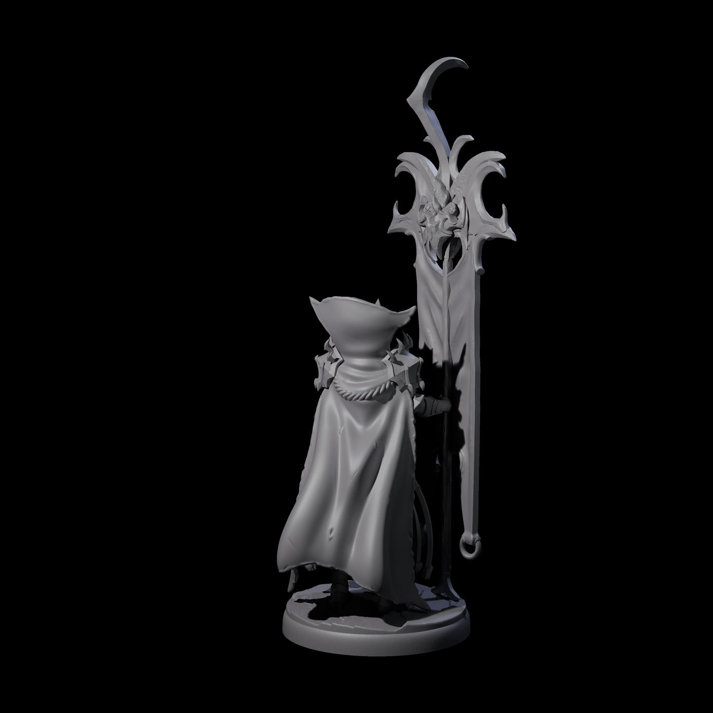 Righteous Banner Knight Miniature for Dungeons and Dragons, Pathfinder or other TTRPGs