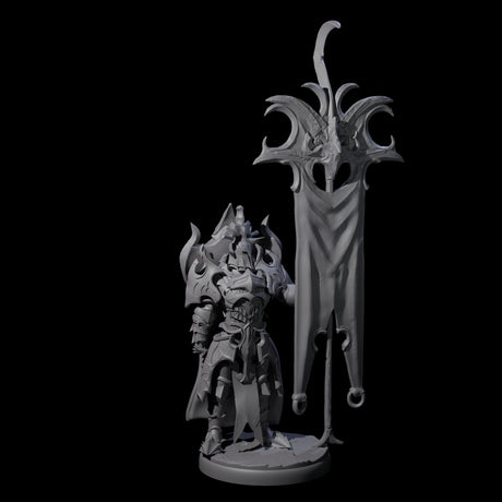 Righteous Banner Sentinel Miniature for Dungeons and Dragons, Pathfinder or other TTRPGs