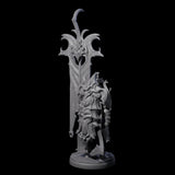Righteous Banner Sentinel Miniature for Dungeons and Dragons, Pathfinder or other TTRPGs