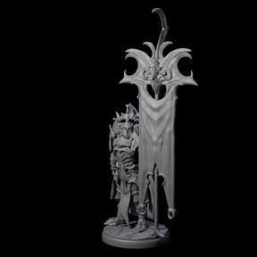 Righteous Banner Sentinel Miniature for Dungeons and Dragons, Pathfinder or other TTRPGs