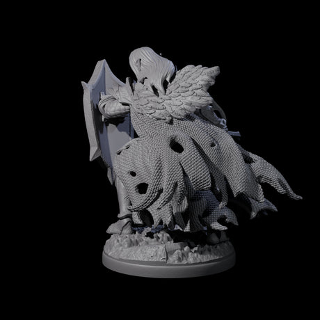 Righteous Elf Paladin Miniature for Dungeons and Dragons, Pathfinder or other TTRPGs