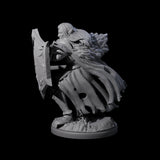 Righteous Elf Paladin Miniature for Dungeons and Dragons, Pathfinder or other TTRPGs