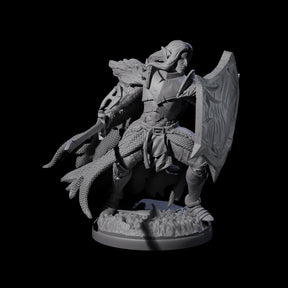 Righteous Elf Paladin Miniature for Dungeons and Dragons, Pathfinder or other TTRPGs