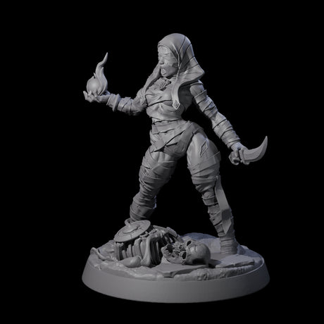 Righteous Mummy Sorcerer Miniature for Dungeons and Dragons, Pathfinder or other TTRPGs