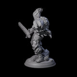 Rippling Sword Monk Miniature for Dungeons and Dragons, Pathfinder or other TTRPGs
