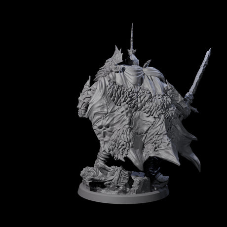 Risen Death Knight A Miniature for Dungeons and Dragons, Pathfinder or other TTRPGs