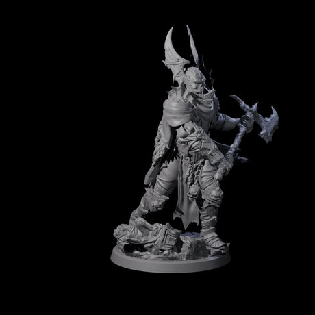 Risen Death Knight B Miniature for Dungeons and Dragons, Pathfinder or other TTRPGs