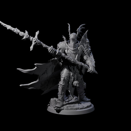 Risen Death Knight C Miniature for Dungeons and Dragons, Pathfinder or other TTRPGs