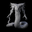 Risen Naga Lord Miniature for Dungeons and Dragons, Pathfinder or other TTRPGs