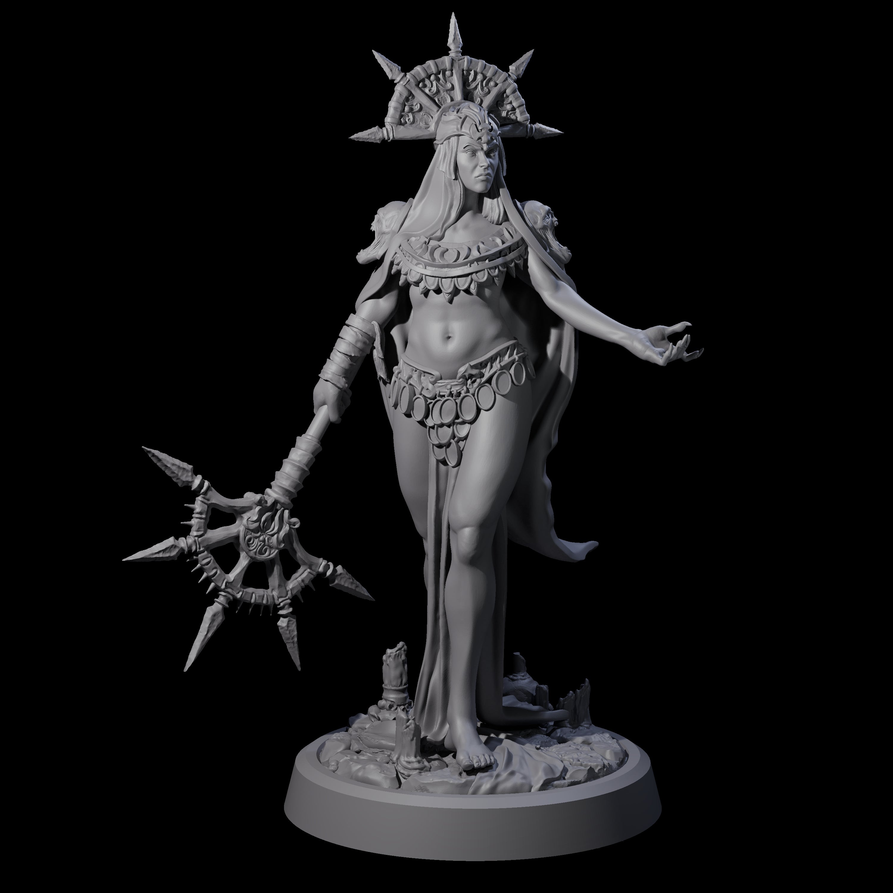 Ritualistic Cultist B Miniature for Dungeons and Dragons, Pathfinder or other TTRPGs