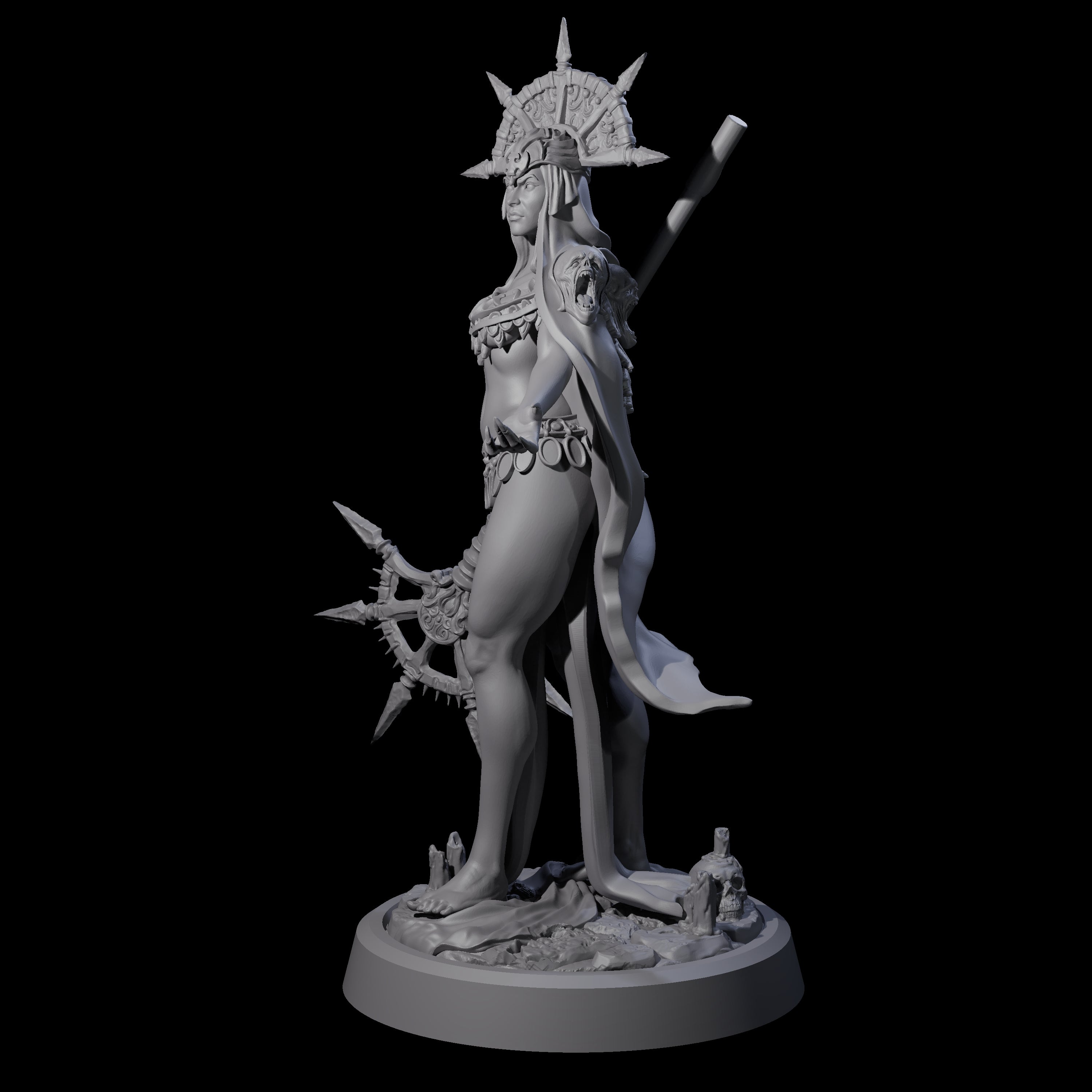 Ritualistic Cultist B Miniature for Dungeons and Dragons, Pathfinder or other TTRPGs