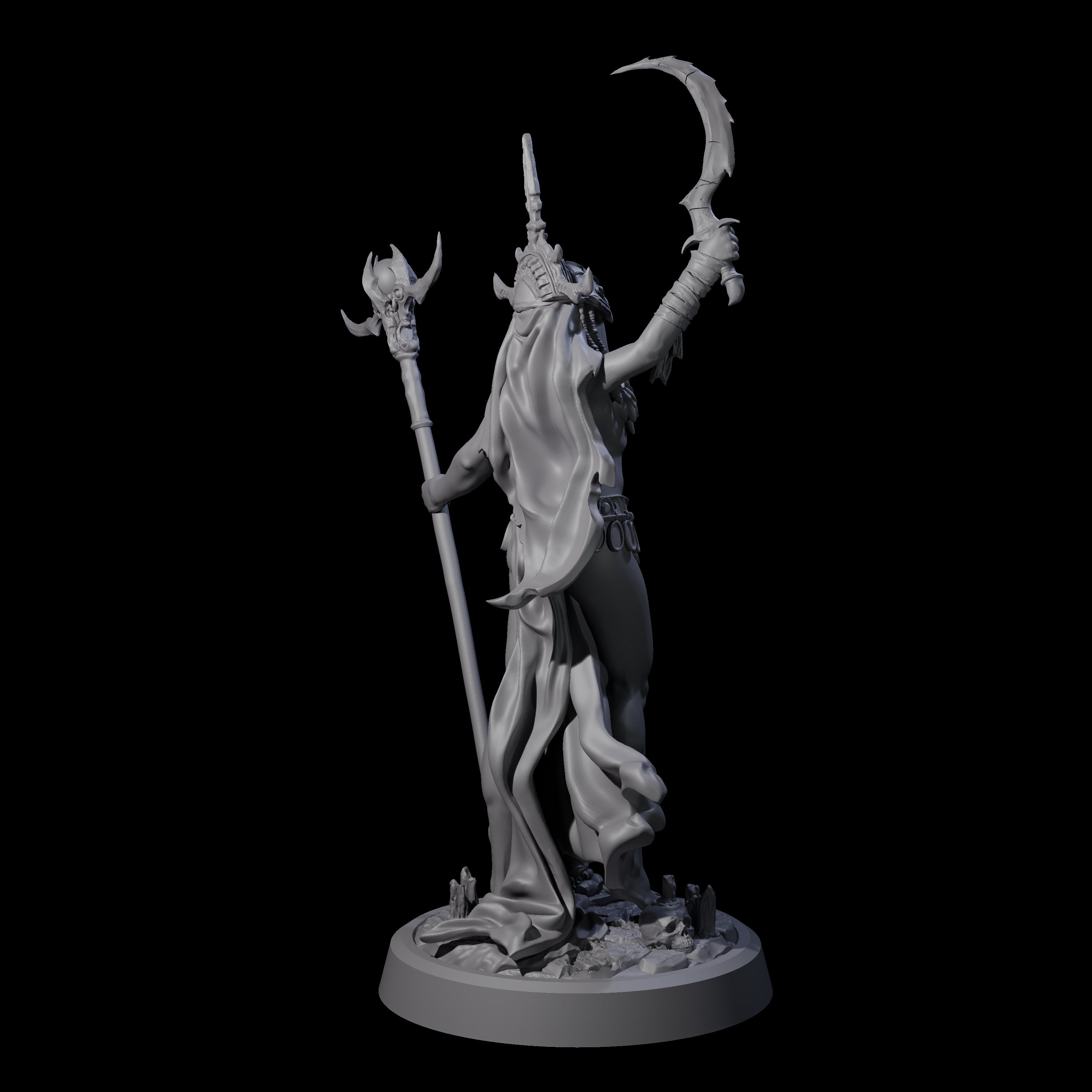 Ritualistic Cultist C Miniature for Dungeons and Dragons, Pathfinder or other TTRPGs