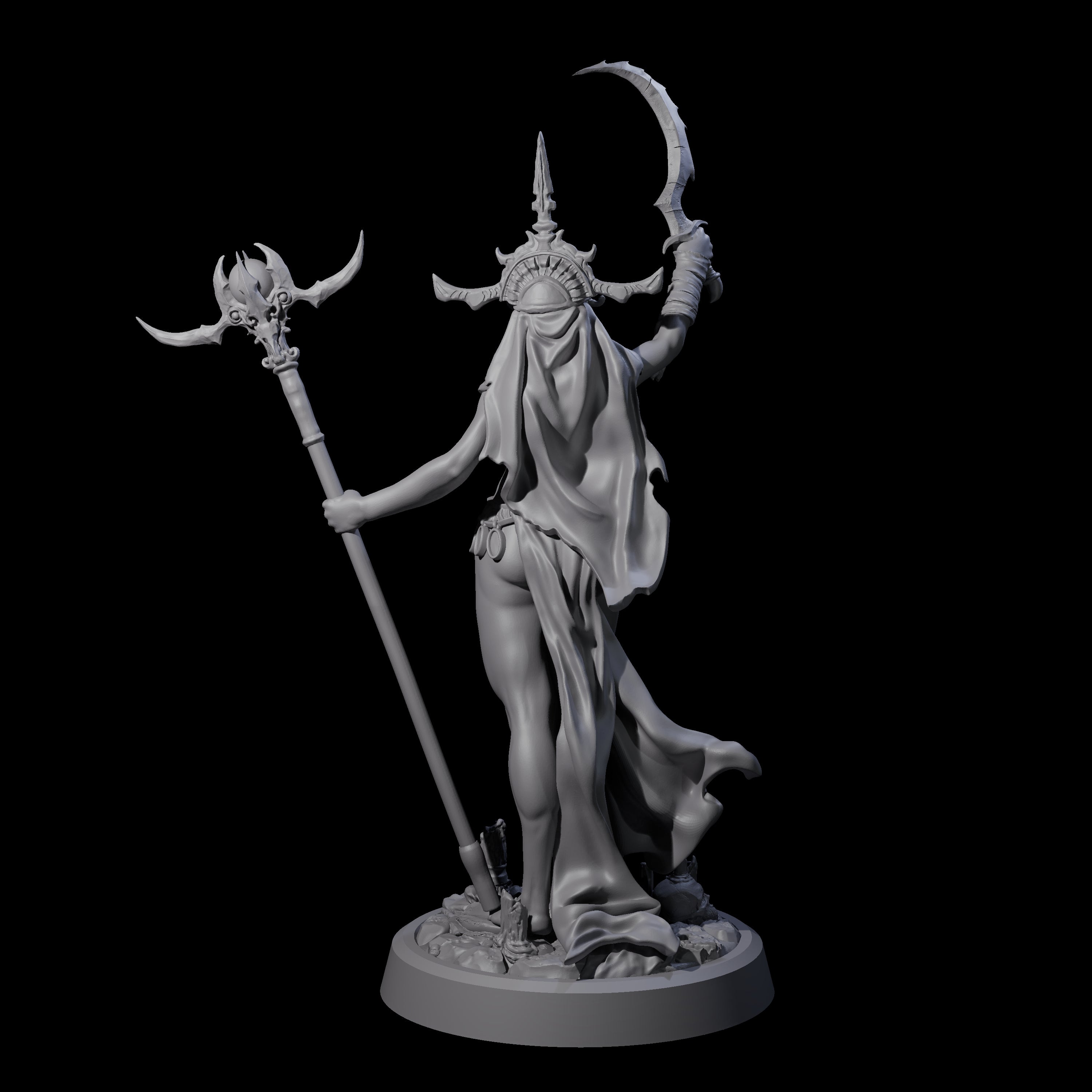 Ritualistic Cultist C Miniature for Dungeons and Dragons, Pathfinder or other TTRPGs