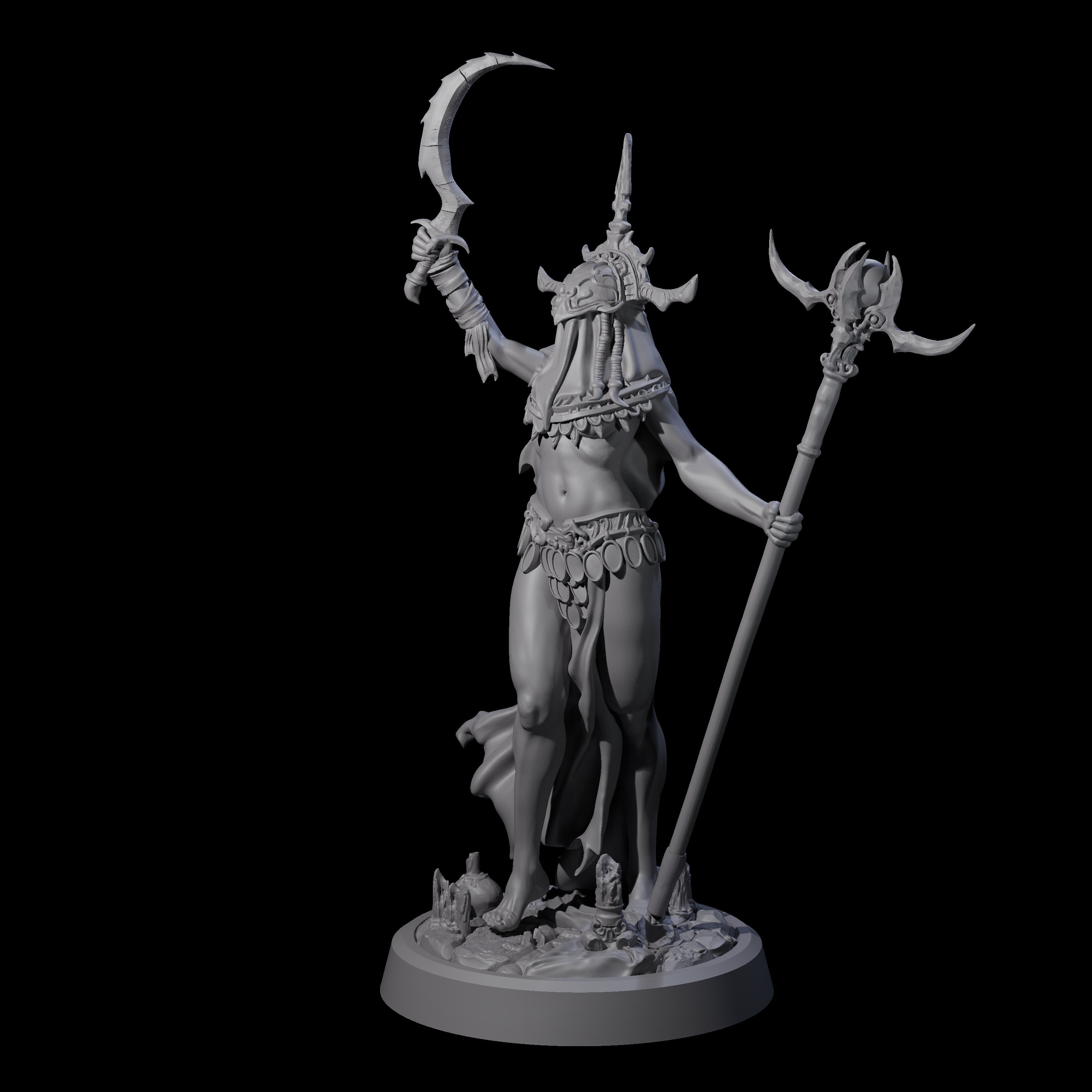 Ritualistic Cultist C Miniature for Dungeons and Dragons, Pathfinder or other TTRPGs