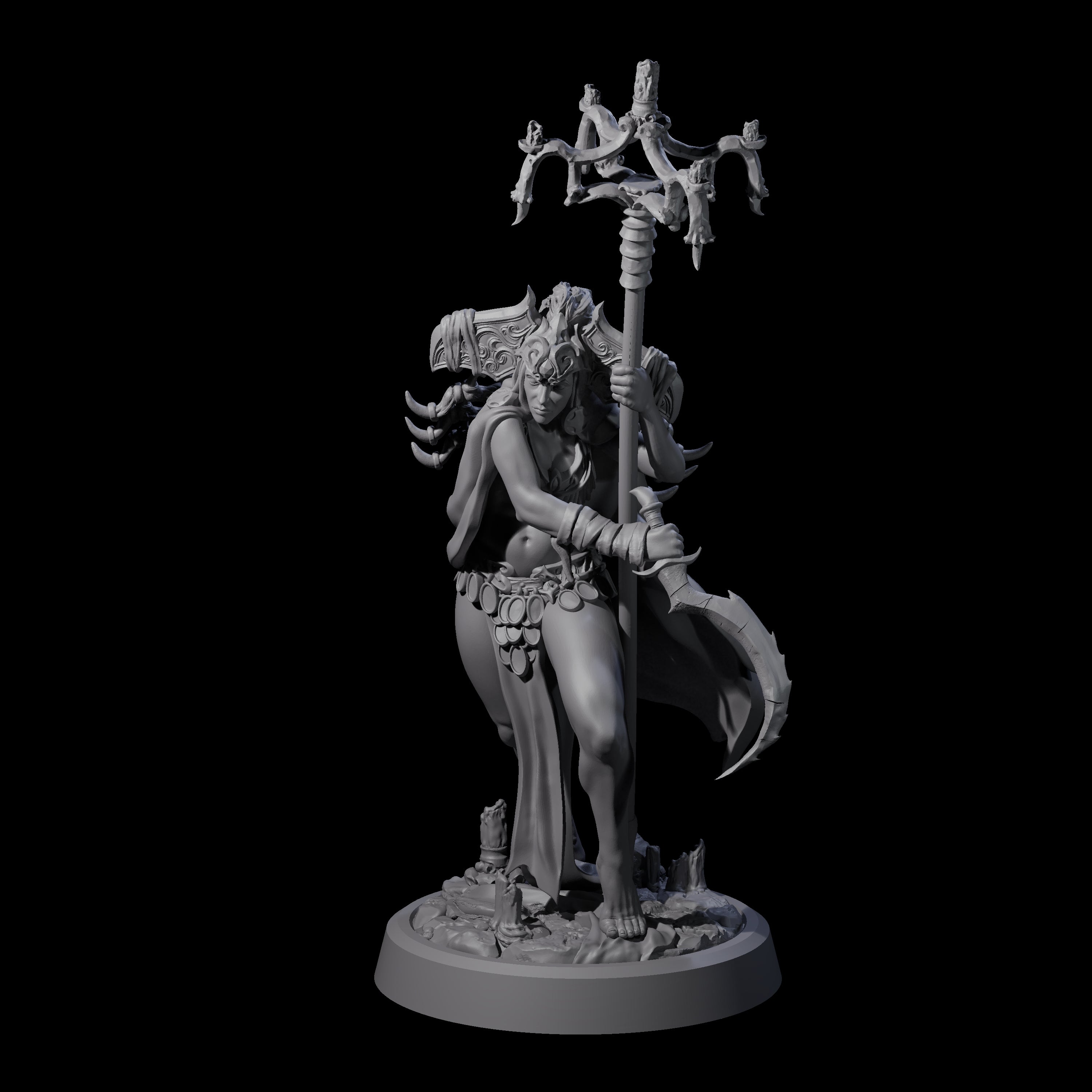 Ritualistic Cultist D Miniature for Dungeons and Dragons, Pathfinder or other TTRPGs
