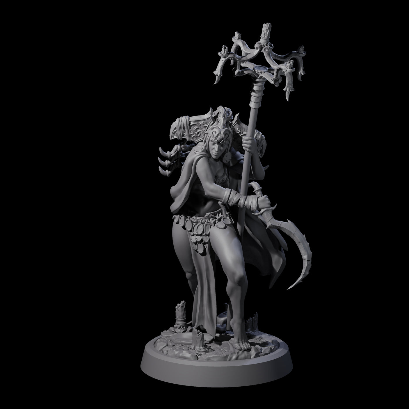 Ritualistic Cultist D Miniature for Dungeons and Dragons, Pathfinder or other TTRPGs