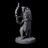 Roaming Dark Elf Ranger B Miniature for Dungeons and Dragons, Pathfinder or other TTRPGs