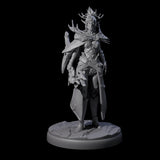 Roaming Dark Elf Ranger D Miniature for Dungeons and Dragons, Pathfinder or other TTRPGs