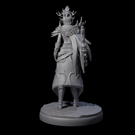 Roaming Dark Elf Ranger D Miniature for Dungeons and Dragons, Pathfinder or other TTRPGs