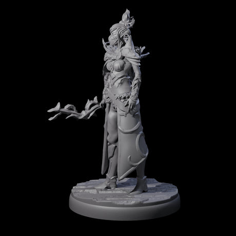 Roaming Dark Elf Ranger D Miniature for Dungeons and Dragons, Pathfinder or other TTRPGs