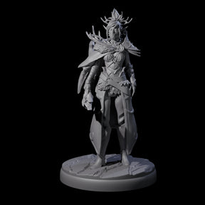Roaming Dark Elf Ranger D Miniature for Dungeons and Dragons, Pathfinder or other TTRPGs