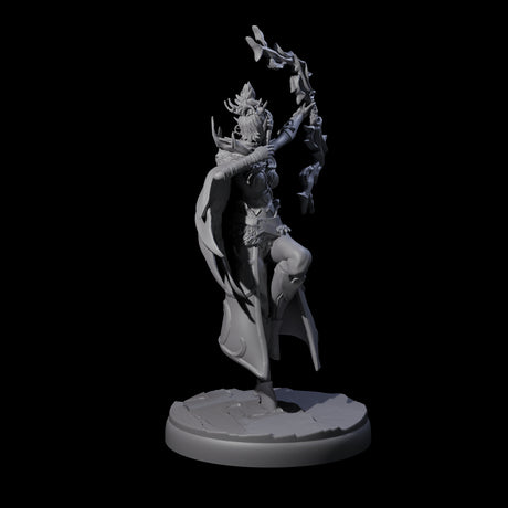 Roaming Dark Elf Ranger E Miniature for Dungeons and Dragons, Pathfinder or other TTRPGs