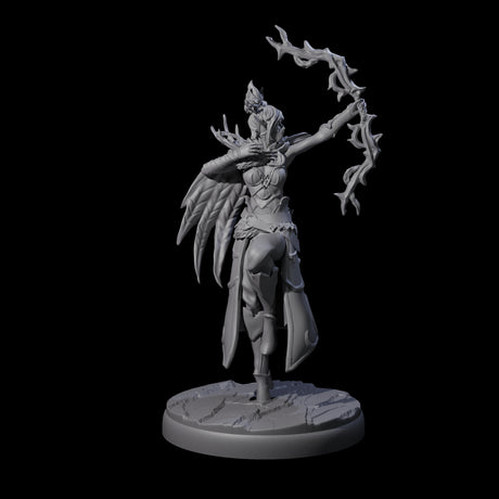 Roaming Dark Elf Ranger E Miniature for Dungeons and Dragons, Pathfinder or other TTRPGs